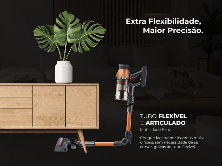 Algumas características do Aspirador Vertical ProForce Flex 75 Sem Fios 1647FL