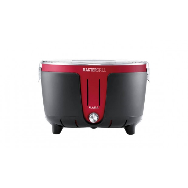 Grelhador a Carvo Mastergrill Vermelho 4006FL
