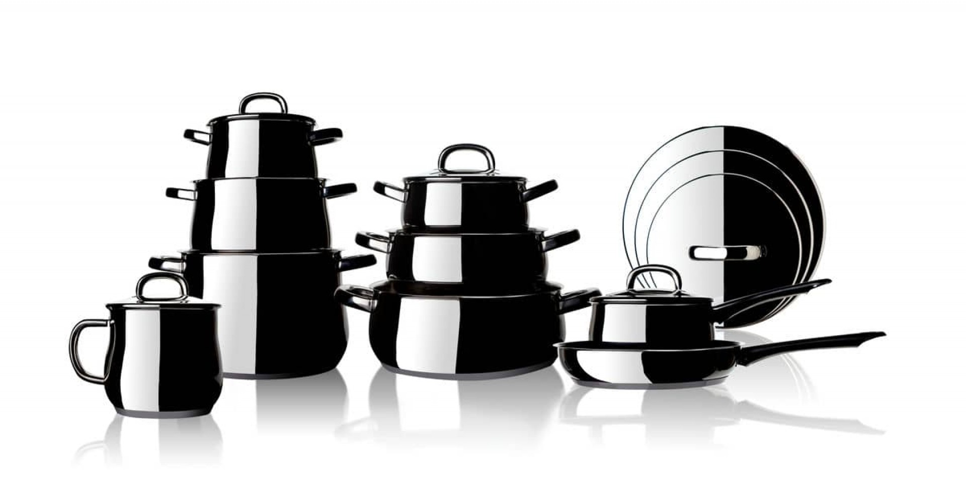 Trem Aço Inox 9 Peças Linha Bojudo 318FL