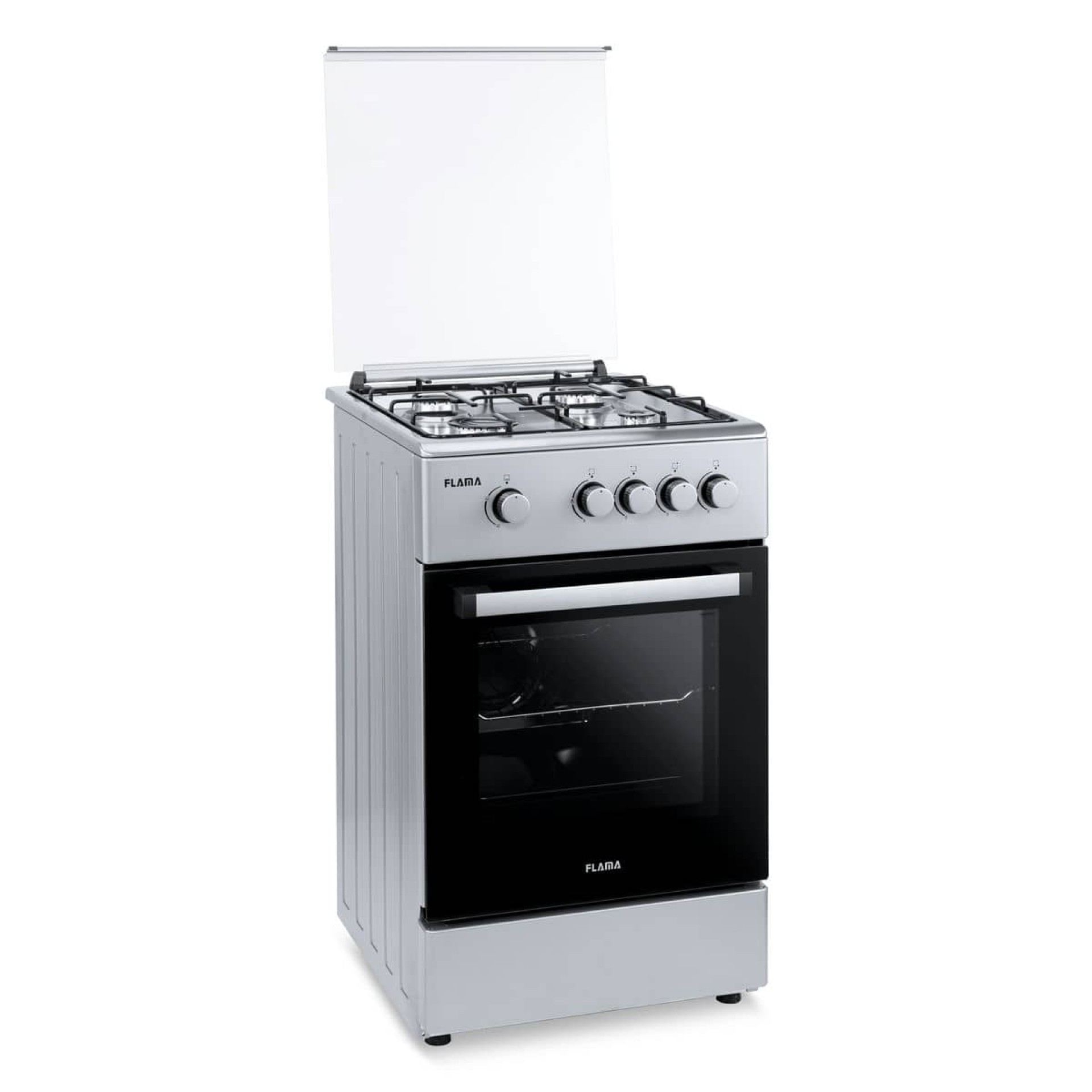 Fogão a Gás Silver 50X60 Mesa Inox 8171FL