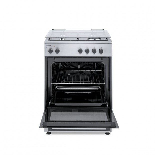 Fogão a Gás Inox 60X60 Forno Elétrico 8261FL Fogão a Gás Inox 60X60 Forno Elétrico 8261FL