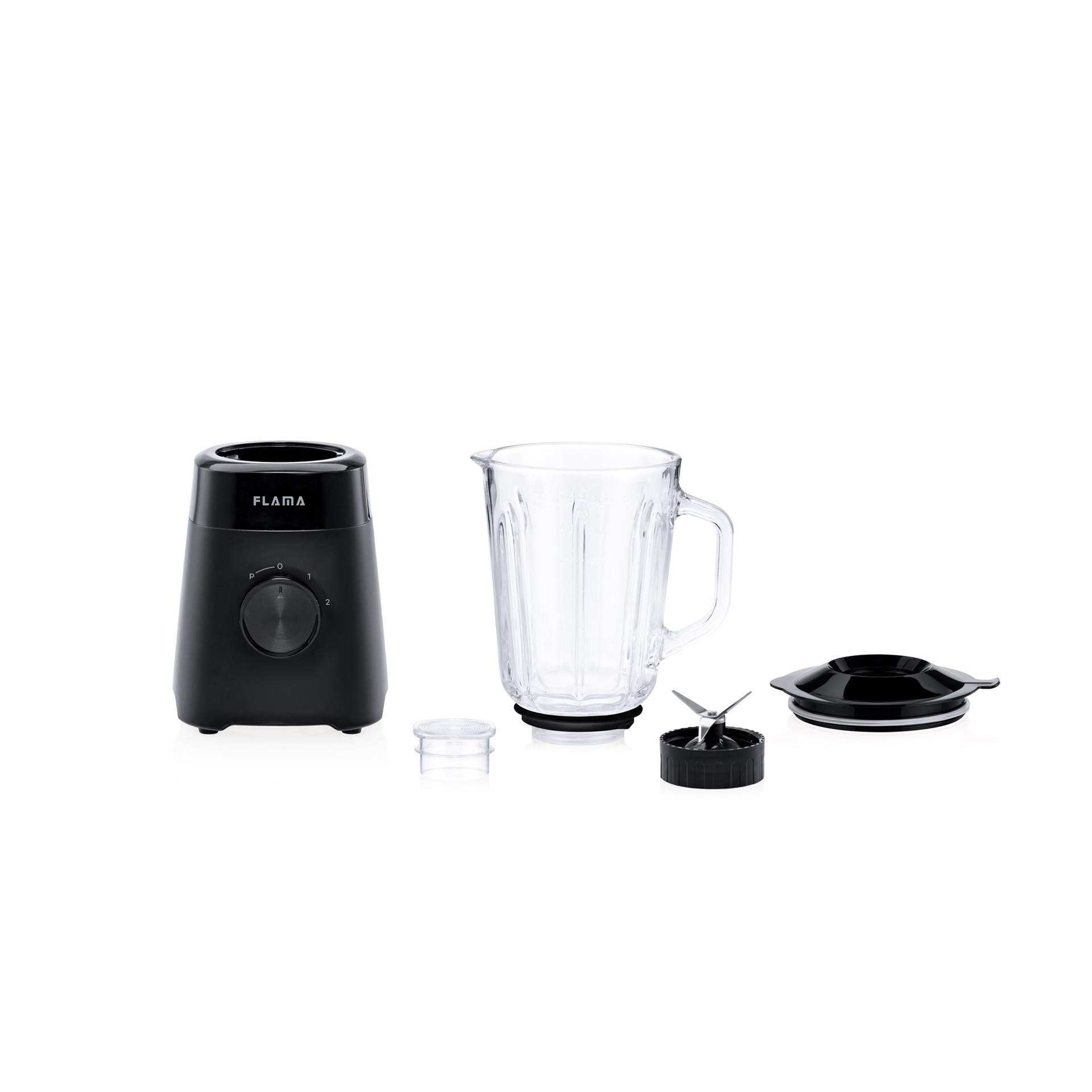 Liquidificadora 1000W Copo Vidro Preta 2232FL