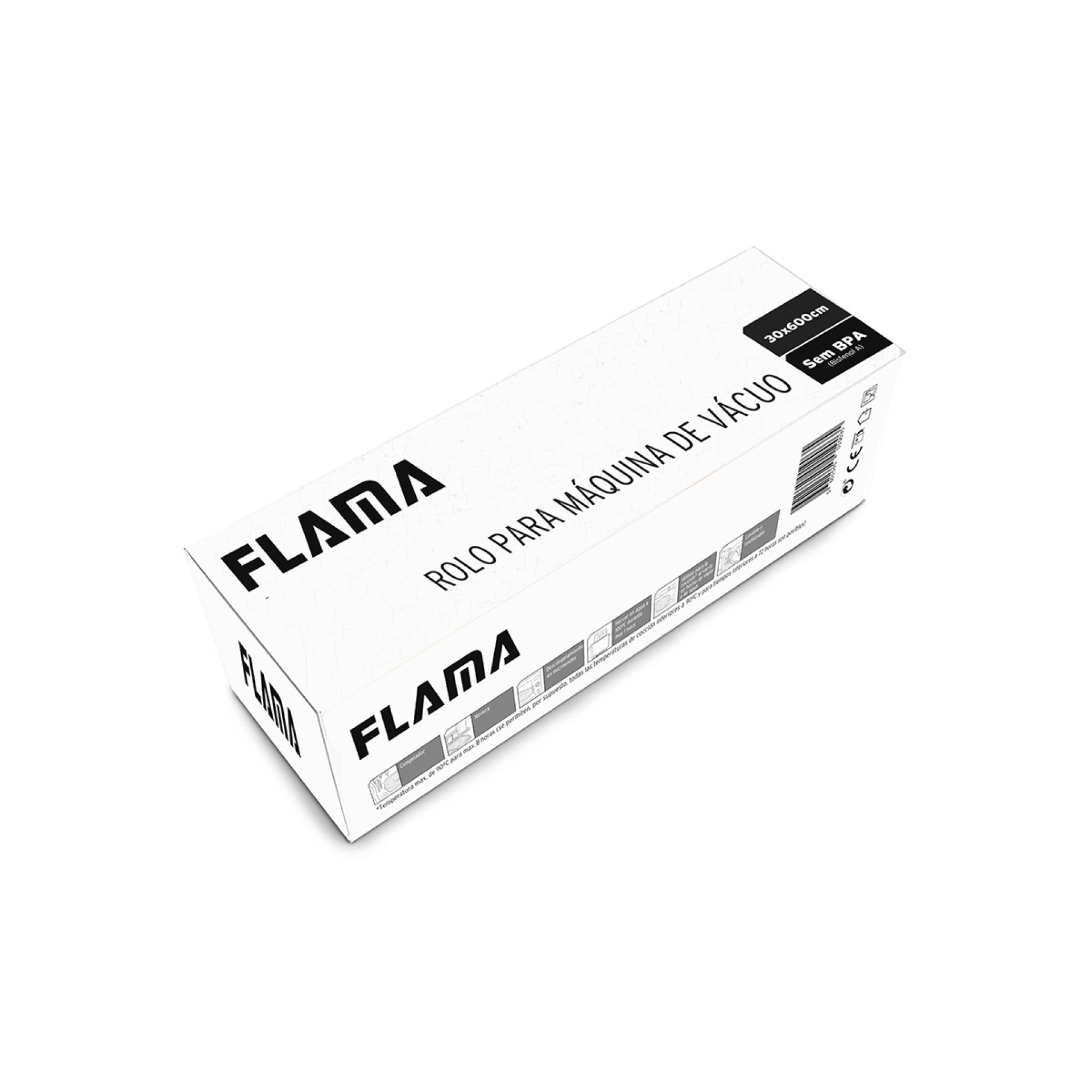 Rolo 30X600cm Para Sistema de Embalagem a Vácuo 1905FL