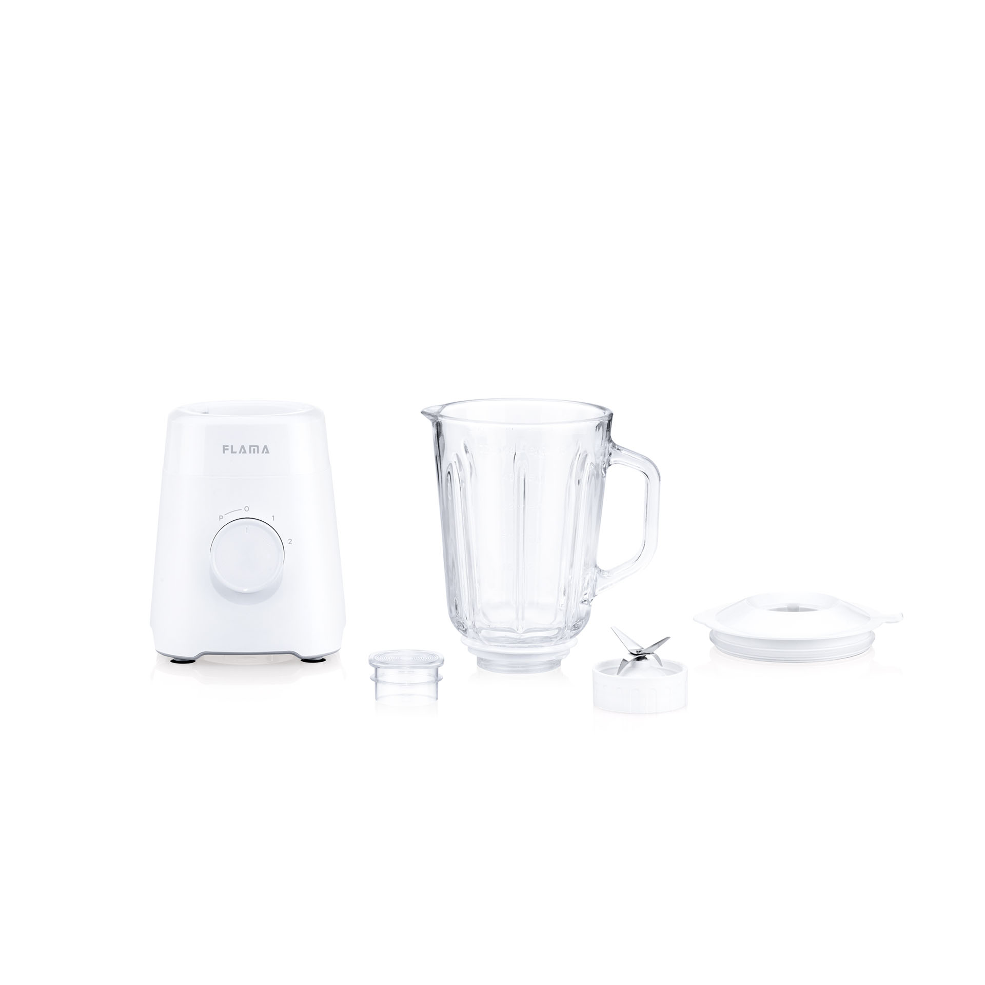 Liquidificadora 1000W Copo Vidro Branca 2231FL