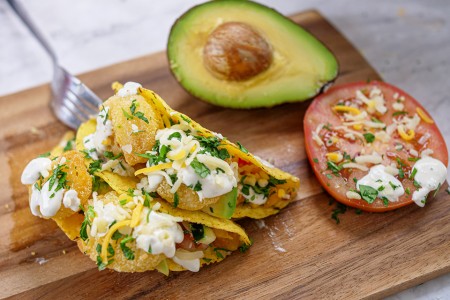 Tacos de Camaro Panados no Micro-ondas Air Fryer