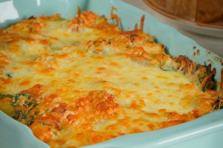 Bacalhau Gratinado com Espinafres no Micro-ondas Air Fryer