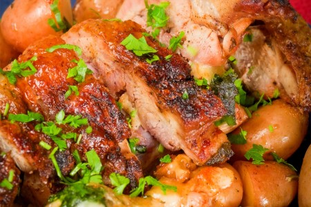 Perna de Peru Recheada no Micro-ondas Air Fryer