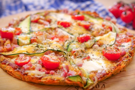 Pizza de Brcolos no Micro-ondas Air Fryer
