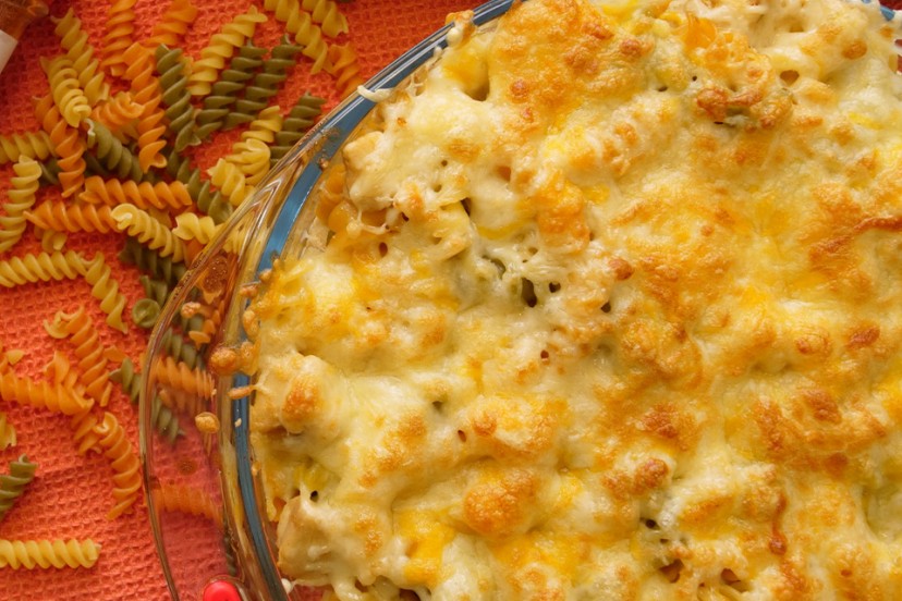 Gratinado de Massa com Frango e Limo no Micro-ondas Air Fryer