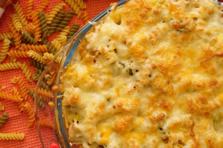 Gratinado de Massa com Frango e Limo no Micro-ondas Air Fryer