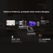 Aspirador Vertical ProExtreme Pet 85 Sem Fios 1648FL