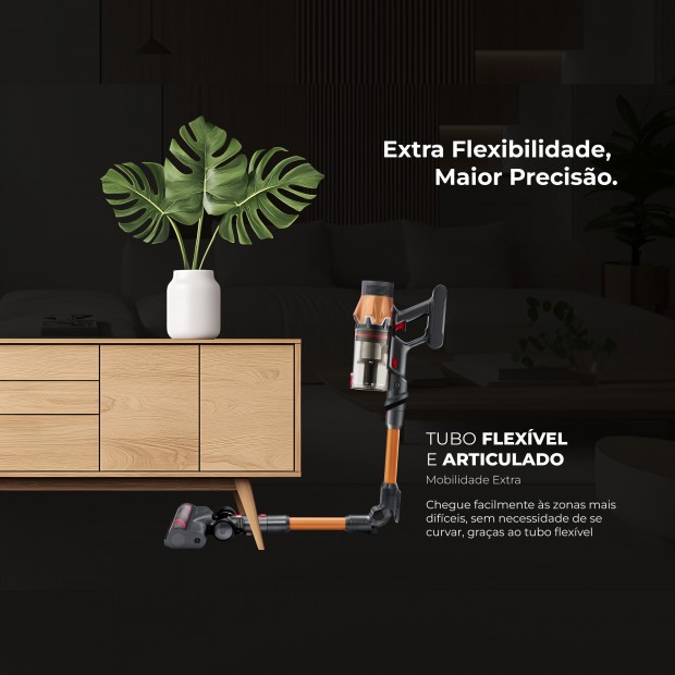 Aspirador Vertical ProForce Flex 75 Sem Fios 1647FL Aspirador Vertical ProForce Flex 75 Sem Fios 1647FL