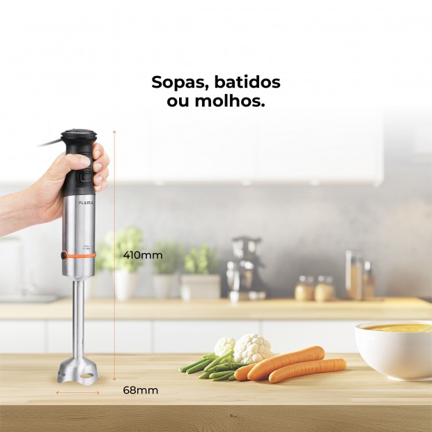 Varinha Mágica BlendPro QuadFlex TitaniumBlade 1000W 2042FL Varinha Mágica BlendPro QuadFlex TitaniumBlade 1000W 2042FL