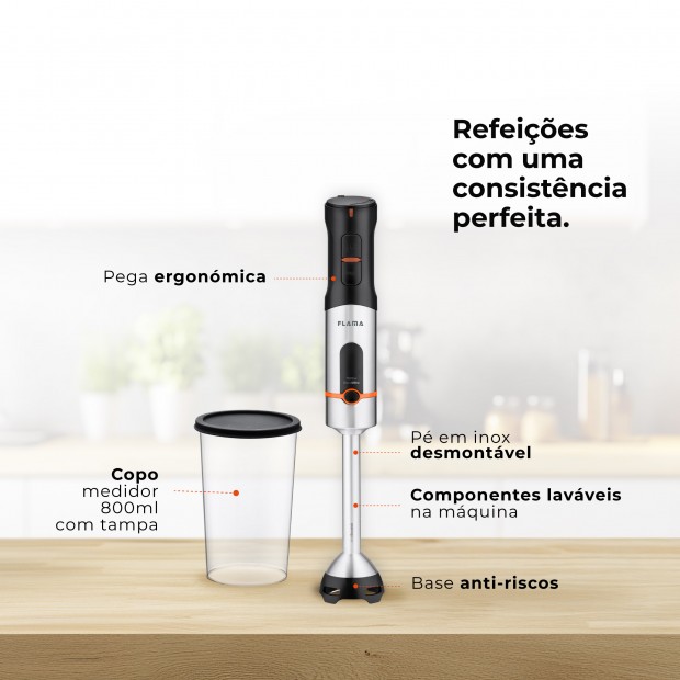 Varinha Mágica BlendUltra AntiScratch 1500W 2062FL Varinha Mágica BlendUltra AntiScratch 1500W 2062FL