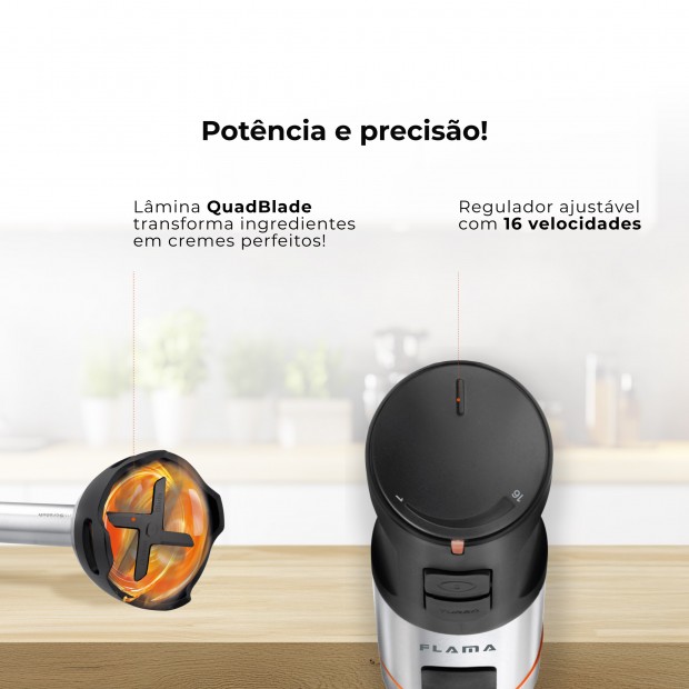 Varinha Mágica BlendUltra AntiScratch 1500W 2062FL Varinha Mágica BlendUltra AntiScratch 1500W 2062FL