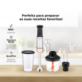 Varinha Mgica BlendPro QuadFlex C/ Acessrios 1200W 2053FL