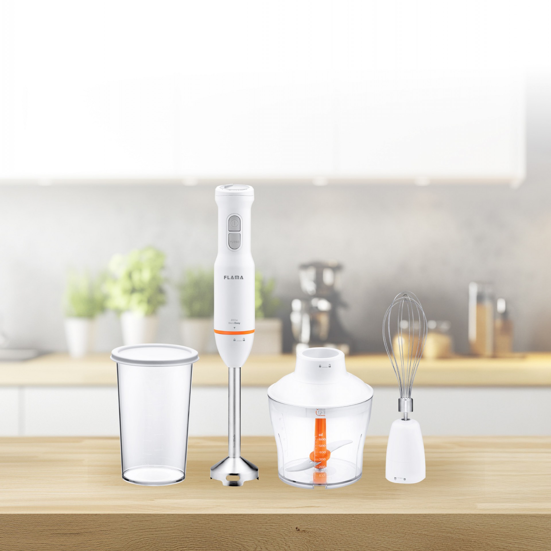 Varinha Mágica BlendEasy QuadBlade C/ Acessórios 850W 2052FL