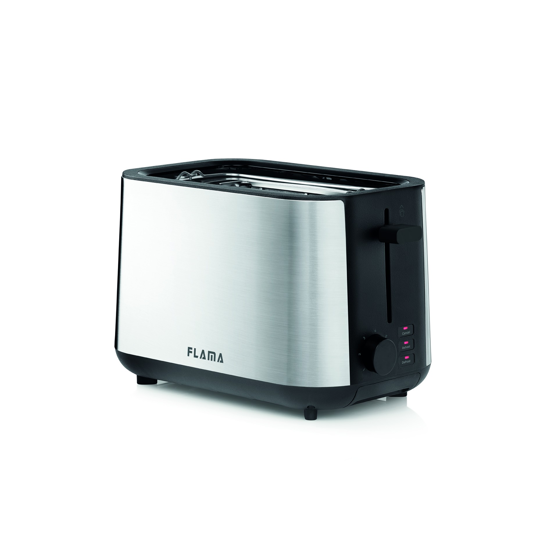 Torradeira Preta Inox 980W 961FL