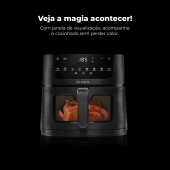 Fritadeira Sem leo Air Fryer C/ Janela 6L 644FL