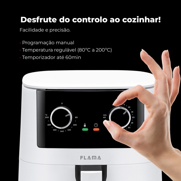 Fritadeira Sem leo Air Fryer 4.2L Branca 645FL