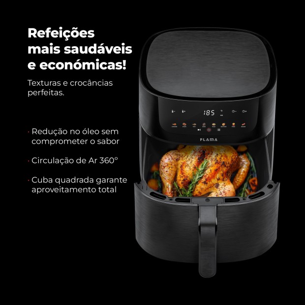Fritadeira Sem leo Air Fryer 8L 648FL