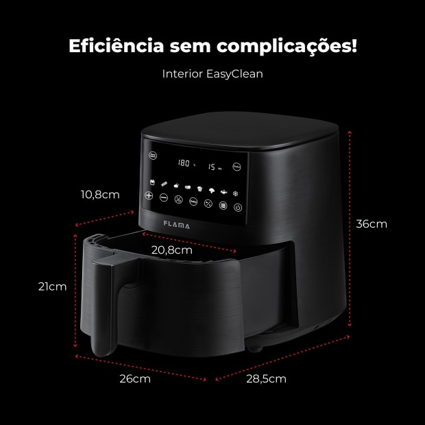 Fritadeira Sem leo Air Fryer 4.2L 658FL