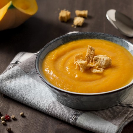 Creme de Abóbora e Cenoura no Robot de Cozinha