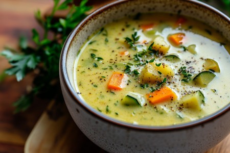 Sopa de Legumes no Robot de Cozinha