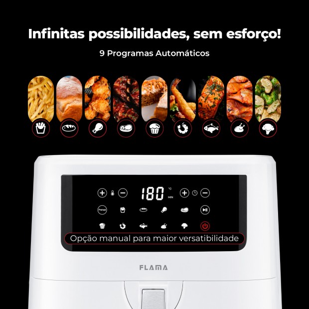Fritadeira Sem leo Air Fryer Dupla Resistncia 691FL