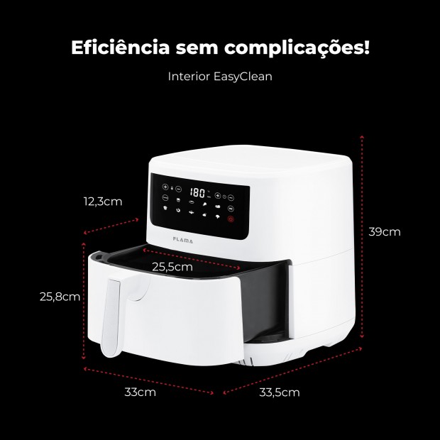 Fritadeira Sem leo Air Fryer Dupla Resistncia 691FL