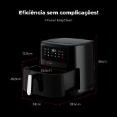 Fritadeira Sem leo Air Fryer Dupla Resistncia 692FL