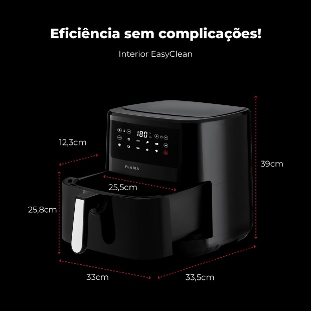 Fritadeira Sem leo Air Fryer Dupla Resistncia 692FL