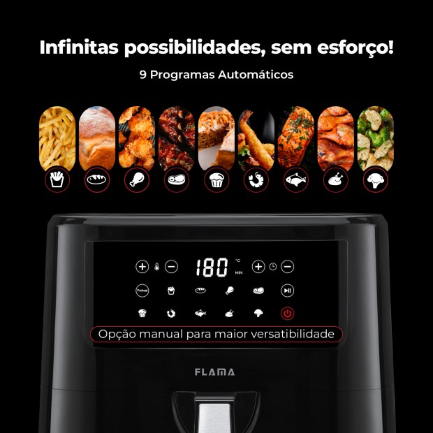 Fritadeira Sem leo Air Fryer Dupla Resistncia 692FL