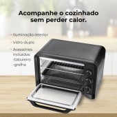 Mini Forno de Convecção 35L 1600W 1537FL Mini Forno de Convecção 35L 1600W 1537FL