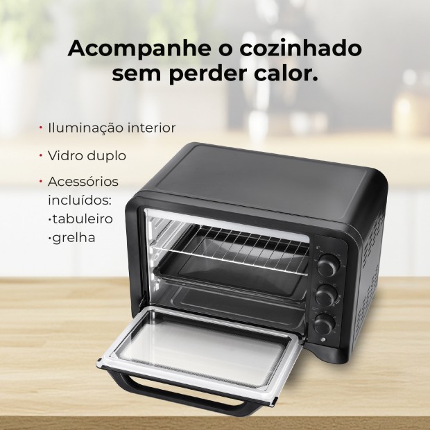 Mini Forno de Conveco 45L 2000W 1538FL