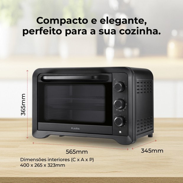 Mini Forno de Conveco 45L 2000W 1538FL