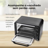Mini Forno de Conveco 60L 2000W 1539FL
