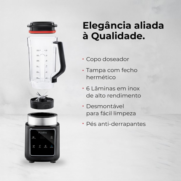 Liquidificadora Digital 1500W Com Copo Tritan 2253FL Liquidificadora Digital 1500W Com Copo Tritan 2253FL