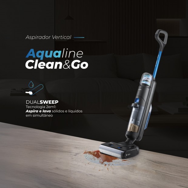 Aspirador Vertical Aqualine Clean&Go 1691FL Aspirador Vertical Aqualine Clean&Go 1691FL