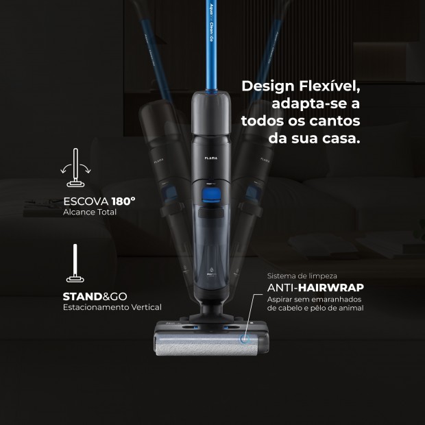 Aspirador Vertical Aqualine Clean&Go 1691FL Aspirador Vertical Aqualine Clean&Go 1691FL